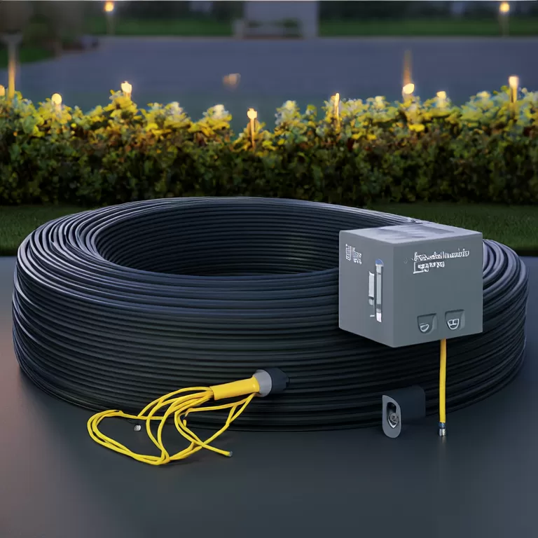 What type of cable should Iuse for outdoor lighting?