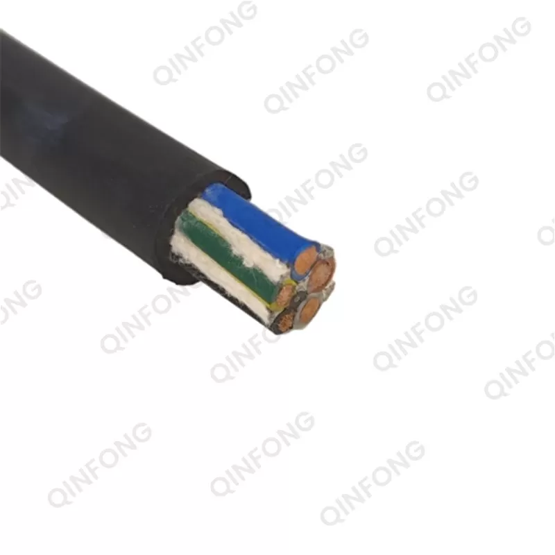 Cable flexible con revestimiento de caucho de uso general